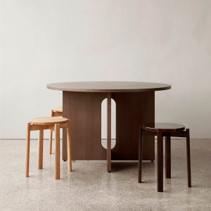 Mesa Androgyne redonda de Audo Copenhagen. Mesas modernas.
