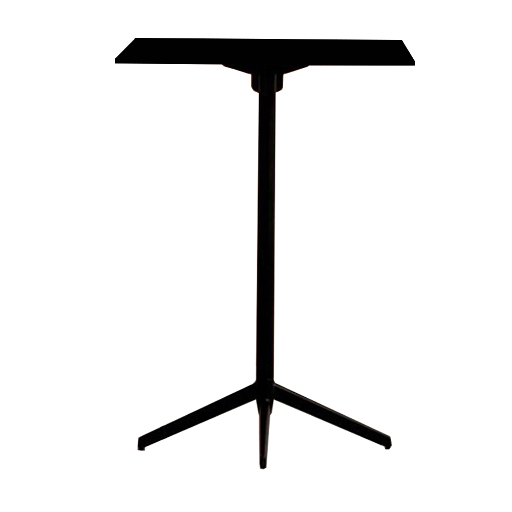 Mesa elegante Pile alta cuadrada de Enea. Mesas para bar de diseño.
