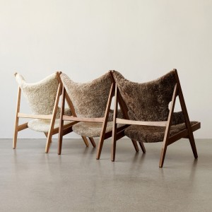 Butaca Knitting Sheepskin de Audo Copenhagen. Butacas de diseño.