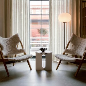 Butaca Knitting Sheepskin de Audo Copenhagen. Butacas de diseño.