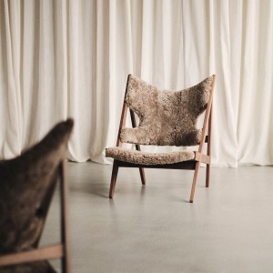 Butaca Knitting Sheepskin de Audo Copenhagen. Butacas de diseño.