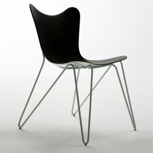 Silla Trip de Casprini. Sillas apilables de polipropileno modernas. Diseño italiano.