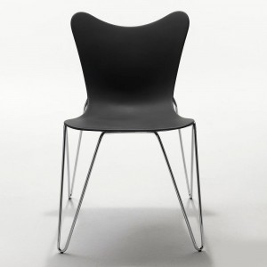 Silla Trip de Casprini. Sillas apilables de polipropileno modernas. Diseño italiano.