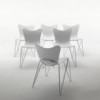 Silla Trip de Casprini. Sillas apilables de polipropileno modernas. Diseño italiano.