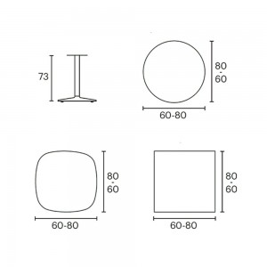 Mesa Comedor elegante Iron de Enea. Diseño para cualquier ambiente.