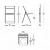 Silla Aviva de Magis. Silla pegable de madera con acabados y moderno diseño