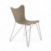 Silla Trip de Casprini. Sillas apilables de polipropileno modernas. Diseño italiano.
