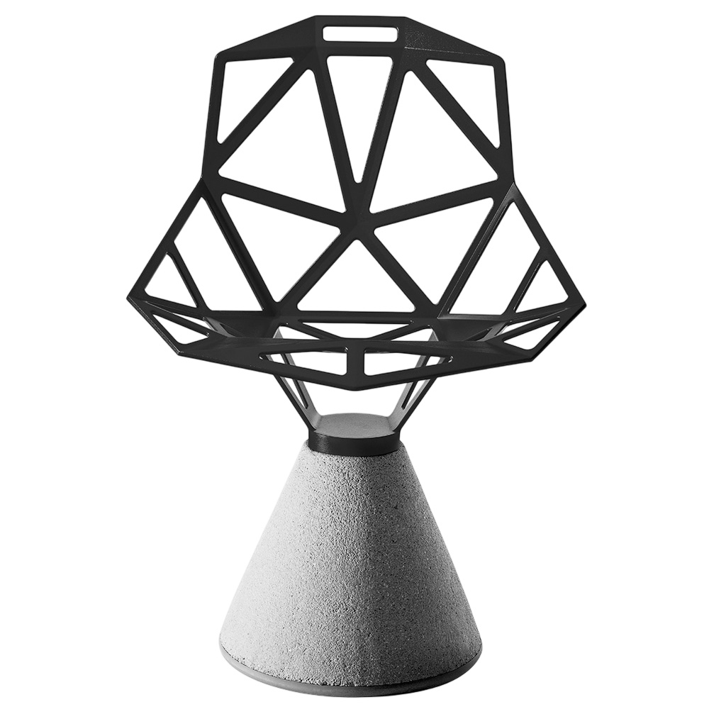 Silla Chair One Cemento de Magis. Silla ideal para jardin y terraza.