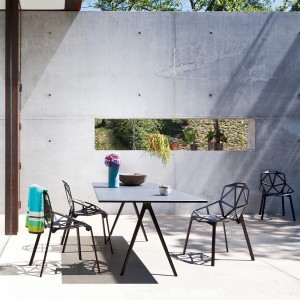 Silla Chair_One de Magis. Sillas apilables para exterior de diseño.