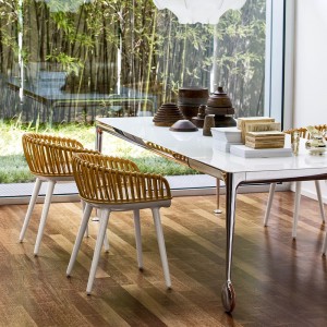 Silla Cyborg Club de Magis. Silla con brazos comedor de diseño moderno.