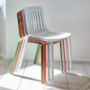 Silla Plato de Magis. Silla apilable de aluminio perfecta para exterior.