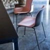 Silla Troy Semi-tapizada Acero Magis. Silla de diseño para salón u oficina.