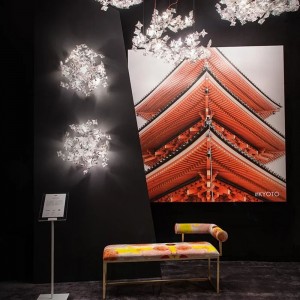 Aplique/Plafón Hanami de Slamp. Diseño italiano, moderno y elegante.