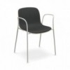 Silla Troy Semi-tapizada Acero Magis. Silla de diseño para salón u oficina.
