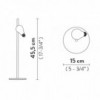 Lámpara de sobremesa Idea Table Slamp. Diseño retro, moderno y elegante.