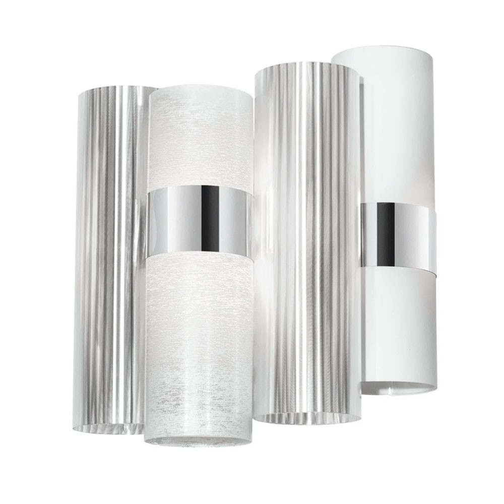 Aplique de pared La Lollo de Slamp. Iluminación con diseño de lujo.