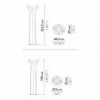 Lámpara Las Palmas Floor de Slamp. Diseño italiano, moderno y elegante.