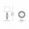 Lámpara sobremesa Liza de Slamp. Iluminación con tecnología de punta.