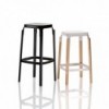 Taburete Steelwood de Magis de diseño moderno de madera y acero.