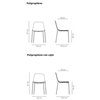 Silla Maarten plástico. Mobilario moderno ideal para interiores.