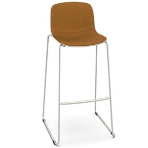 Taburete Troy Polipropileno Tapizado Patín Magis. Taburete diseño moderno.