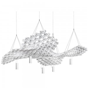 Lámpara colgante Nuvem de Slamp. Diseño único de calidad italiana.