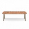 Mesa Rectangular Shine ideal para exteriores de Emu.
