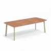 Mesa Rectangular Shine ideal para exteriores de Emu.