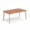 Mesa Rectangular Shine ideal para exteriores de Emu.