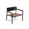 Sillón Shine moderno diseñado para espacios exteriores de Emu.