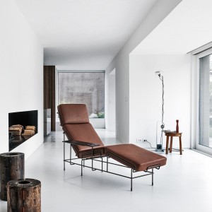 Chaise longue Traffic_2 Magis. Diseño contemporáneo tapizado en tela.
