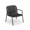 Sillón Yard de diseño moderno para espacios exteriores de Emu.