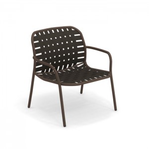 Sillón Yard de diseño moderno para espacios exteriores de Emu.