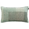 Cojín Canevas Geo Green 61x36 de GAN. Cojines de lana diseño moderno.