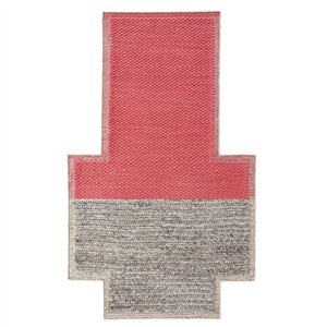 Alfombras chill out Mangas Plait 160 Coral de GAN. Alfombras modernas.