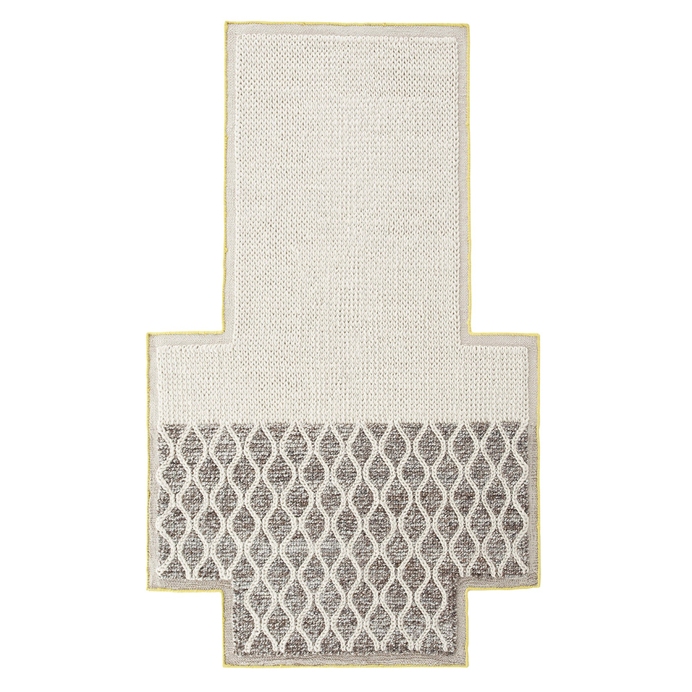 Alfombras chill out Mangas Rhombus 160 Crudo de GAN. Alfombras modernas.