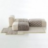 Alfombras chill out Mangas Rhombus 160 Crudo de GAN. Alfombras modernas.