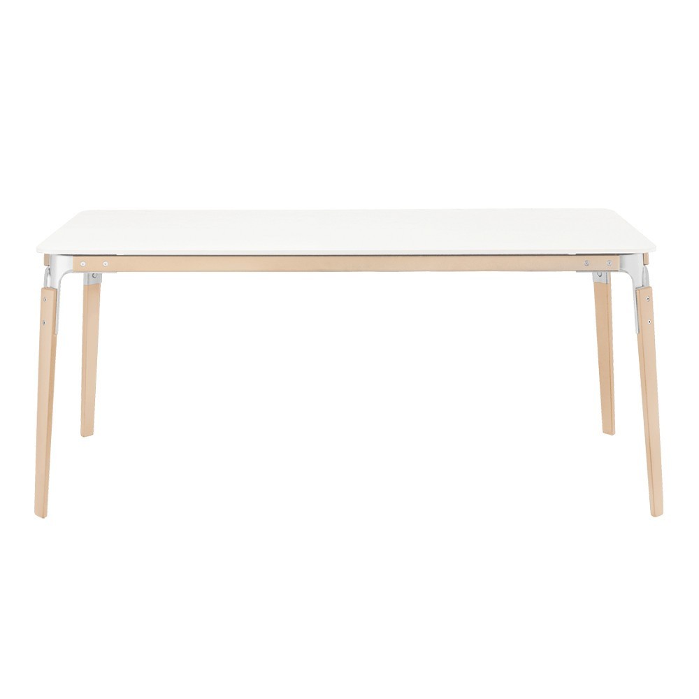 Mesa Steelwood Rectangular de Magis.  Mesas bar de diseño contemporáneo.