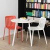 Striped: Acero Blanco 5130 - HPL Blanco 8510