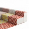 Sillón Bandas B Orange de GAN. Colección modular de diseño moderno para salón.