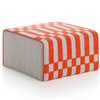 Puf Small Bandas B Orange de GAN. Puf pequeño de sistema modular para el hogar.