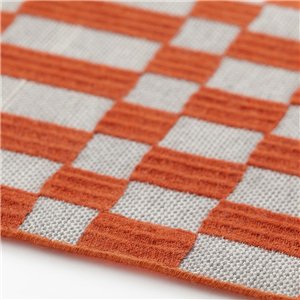 Puf Small Bandas B Orange de GAN. Puf pequeño de sistema modular para el hogar.