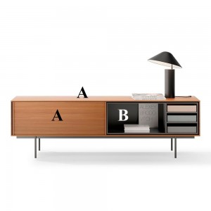 Mueble televisión para salón moderno Aura de Treku.
