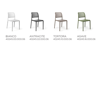 Silla Costa bistrot Nardi. Diseño italiano de muebles para exteriores.