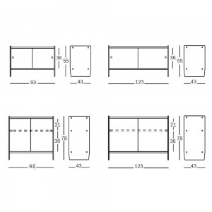 Aparador Theca de Magis. Muebles  contenedores para hogar y contract.