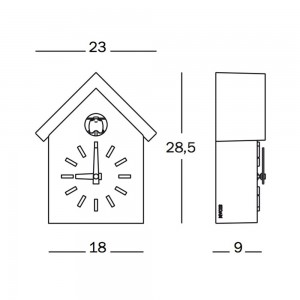 Reloj de pared Cu-Clock Magis