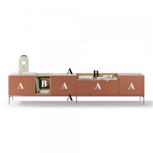 Mueble salón Lauki H54 de Treku. Mueble de salón moderno