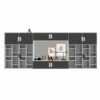 Mueble de televisión Lauki 416 de Treku. Mueble de salón moderno