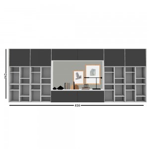 Mueble de televisión Lauki 416 de Treku. Mueble de salón moderno