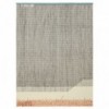 Alfombra lana rectangular Backstitch Calm Brick de GAN. Alfombras de lana.